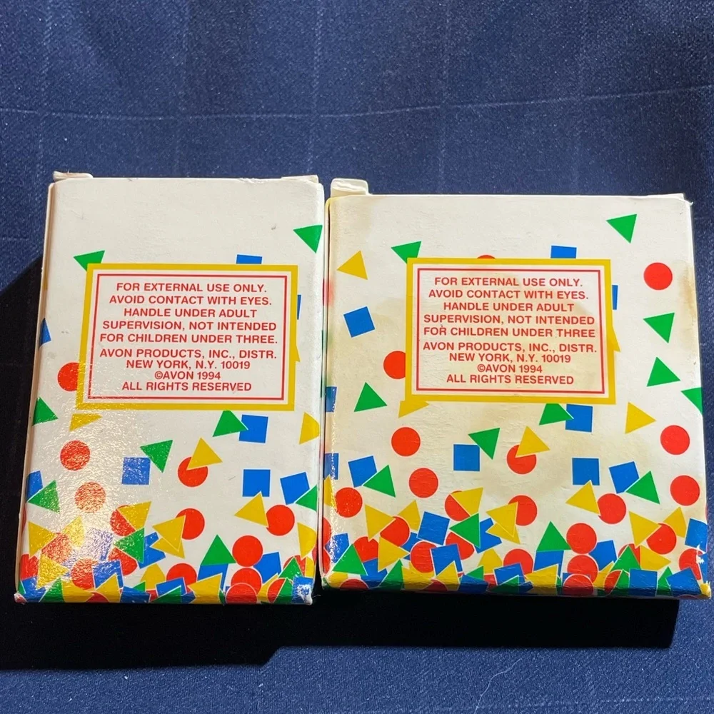 VTG 1994 Avon Kids novelty Easter Pet Soaps: Bunny & Duck - both new w/ box!